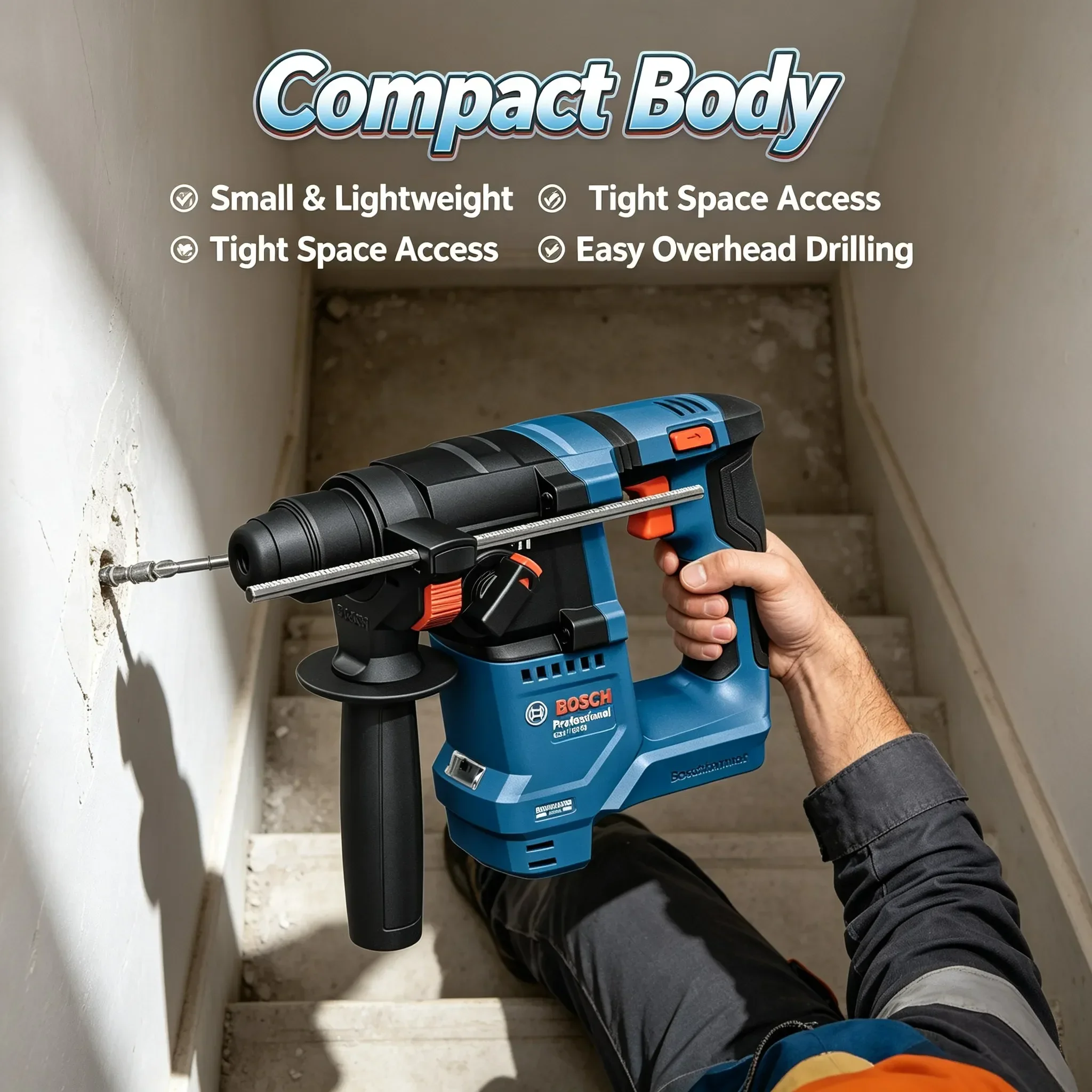 BOSCH GBH 18V-18 Akku-Bohrhamm – Power Tools Professional Bewertung und Preis